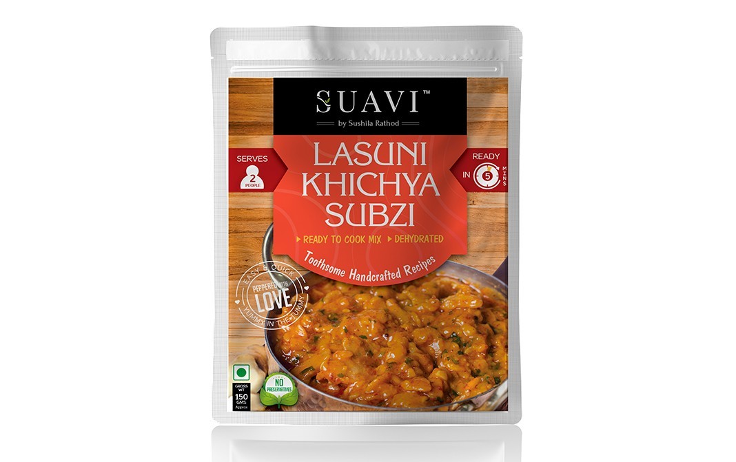 Suavi Lasuni Khichya Subzi    Pack  45 grams